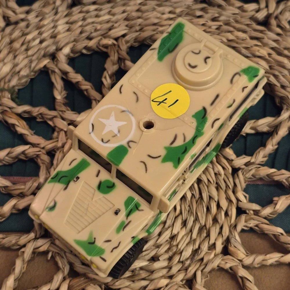 ✅Matchbox Military Humvee Hummer Vehicle Camouflage Army Toy Car Action #️⃣41